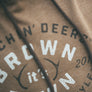 Brown It's Down Hoodie