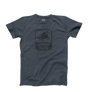 Catchin Deers giddy up tee shirt blue grey